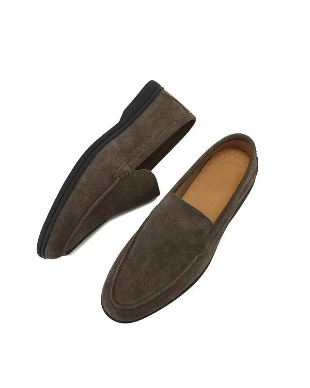 Mocassins en Daim Premium – Semelles Noires